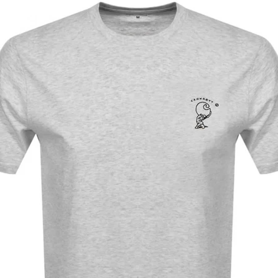 Alternative Image for ProductCarhartt Short Sleeve Misfortune T Shirt Grey2